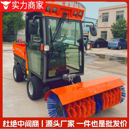 冬季车载式道路除雪滚刷市政道路可拆卸清雪滚刷铲车加装除雪滚