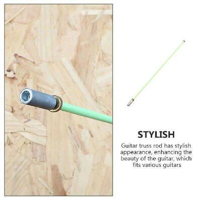 Green Guitar Truss Rod 480mm Silver GH508 Metal Replacement
