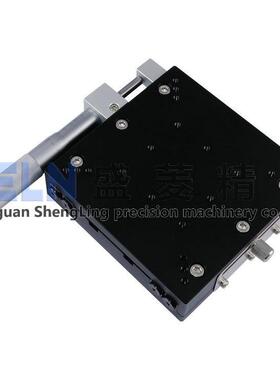 供应LX120-R精密微调手动位移平台X轴交叉直线运动导轨位移滑台