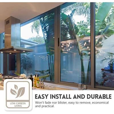 Window Privacy Tint Film One Way Vinyl Mirror Foil Non Adhes