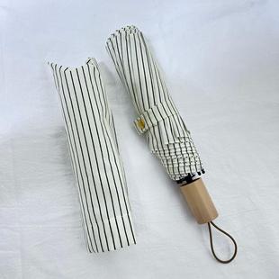 韩系ins风超好看的黄钟花小黄花折叠高防晒遮阳黑胶晴雨两用伞