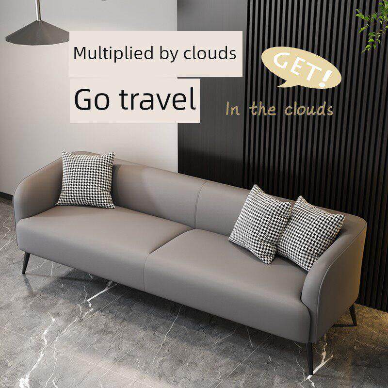 斯堪的纳维亚无障碍豪华完全技术布皮革沙发小公寓斯堪的纳维亚双