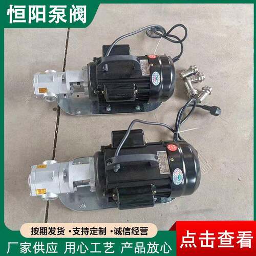 WCB便携式手提油泵厂家输油泵齿轮泵微型手提泵便携式手提油泵