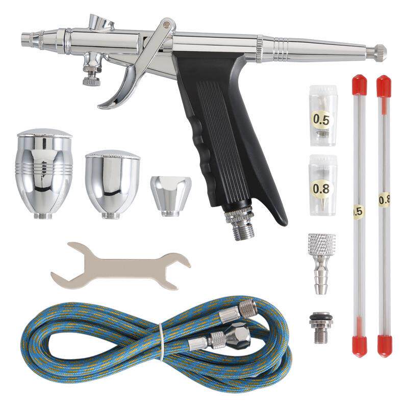 新款直销三口径枪式116B喷笔套装家具修补模型喷漆皮具上色0.50.8图片