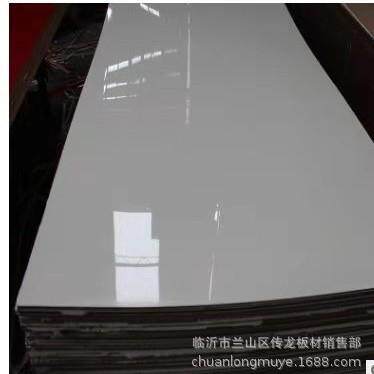 厂家加工制做各种高光PVC贴面板防火皮贴面板花色多品种