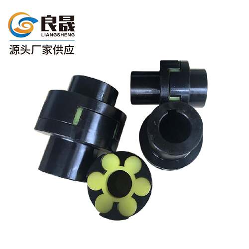 现货 ML梅花弹性联轴器45#器钢 147发黑处理四爪弹性联轴梅花联轴