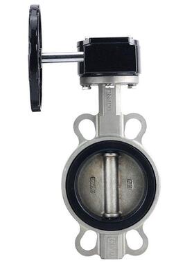 D37A1X5-10ZB1涡轮传动对夹式蝶阀DN300手动蜗轮蝶阀DN350 DN400