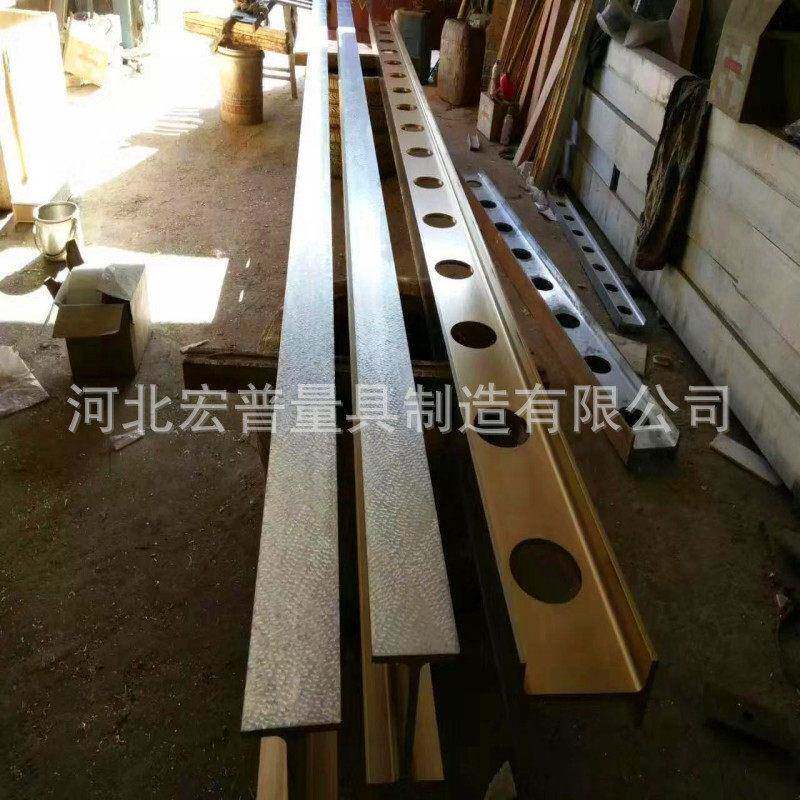 现货镁铝合金平尺轻型检验测量平尺工字型方桶型平尺刀口尺