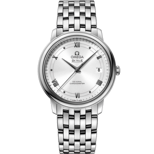 23年盒证 欧米茄碟飞精钢自动机械男表424.10.37.20.04.001 9.8新