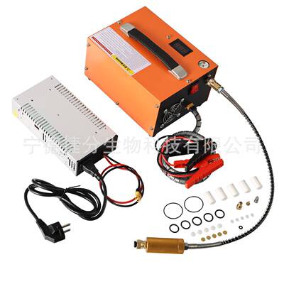 外置电源车载高压充气泵30mpa//打气机空气压缩机4500psi/300bar