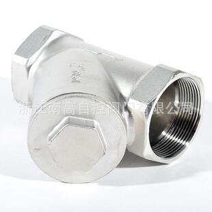 16P不锈钢内螺纹过滤器 316304丝口y型过滤器4分内螺DN15GL11W