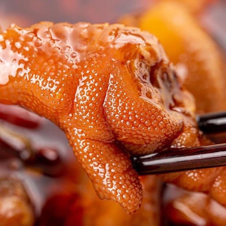 现货麻辣鸡胗椒麻大杂烩嗨捕手椒麻鸡爪香辣贡菜鸡胸骨鸡胗即食夜