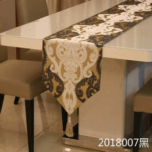 简欧高精密线绣桌旗 欧式 3Q妈咪 美式 布 中式 餐桌茶几床尾巾软装