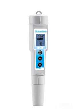 海水鱼缸食品便携盐度 新品多功能五合一水质测试PH TDS EC盐度笔