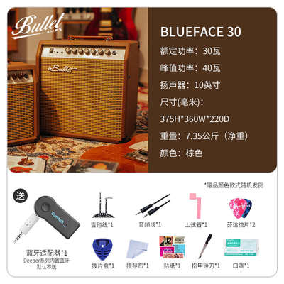 Bullet布雷特复古款电吉他音箱Blueface20瓦30瓦 电吉他音响混响