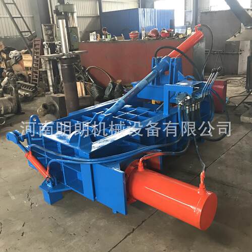 1500钢销压饼机 卧式易拉罐废钢铁皮压块机 金属边角料压块机厂家