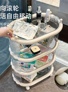 零小推食车动置物架家用客厅落地rpK5QsrJ浴室卫生可移多层间收纳