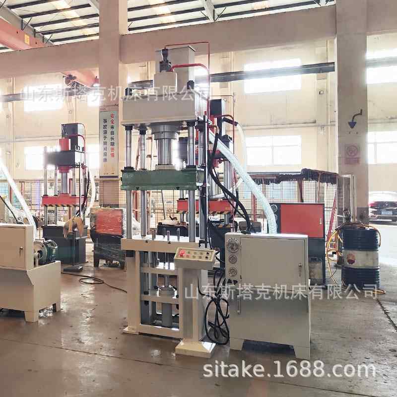 100T200T金属拉伸多杆顶出液压机四柱油压机薄板拉伸成型压力机