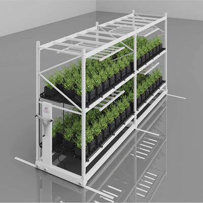 4*8英尺无土栽培生长种植架温室大棚植物蔬菜系统移动架钢架