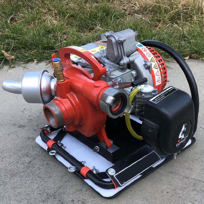 背负式森林消防泵级三级接力泵电启动二冲程扬程水泵水带接头