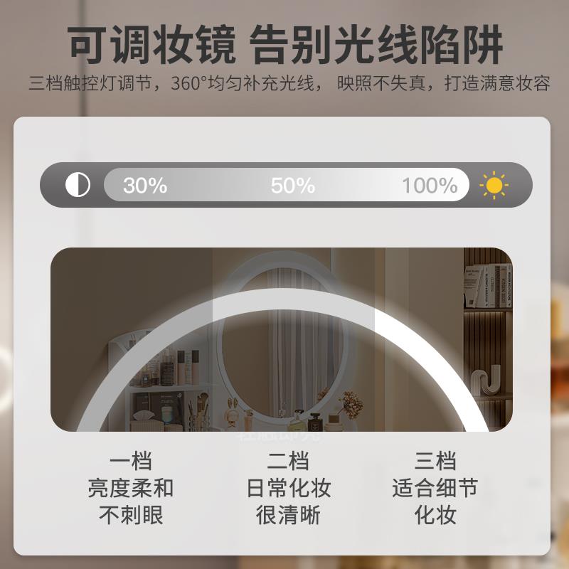 梳妆台卧室简约户现代网化红2025款ZMB轻奢欧式主新卧小型化妆柜
