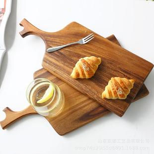 质家托盘OJI木现代相思木面包点心砧板创意西餐牛用排披盘简萨约