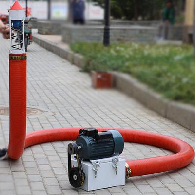 长度BRC25米软管吸粮机轴旋龙中驱动螺输送机锯末粮食绞提升双机