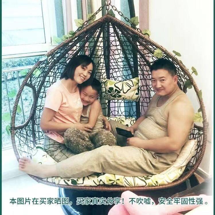 网红鸟巢吊兰座椅吊椅懒人吊篮藤椅阳台室内秋千摇摇椅吊床摇篮