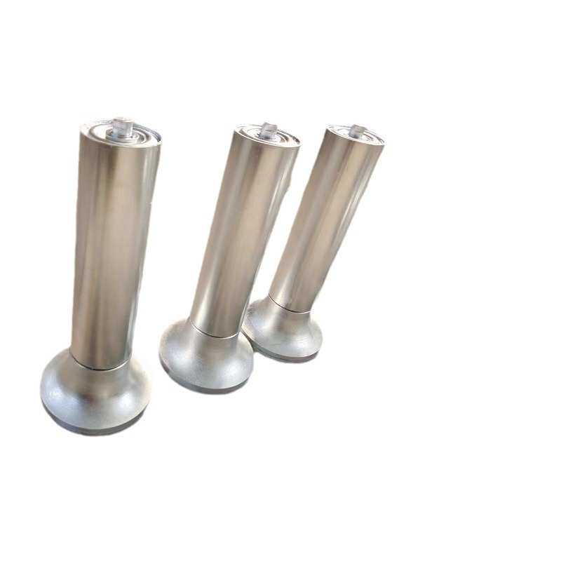 煤矿用三联调偏托辊厂家摩擦头喇叭口托辊皮带输送机摩擦调心托辊