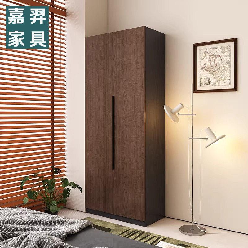 可定制实木衣柜超薄小户型省空间家用卧室阳台超窄柜收纳柜衣橱