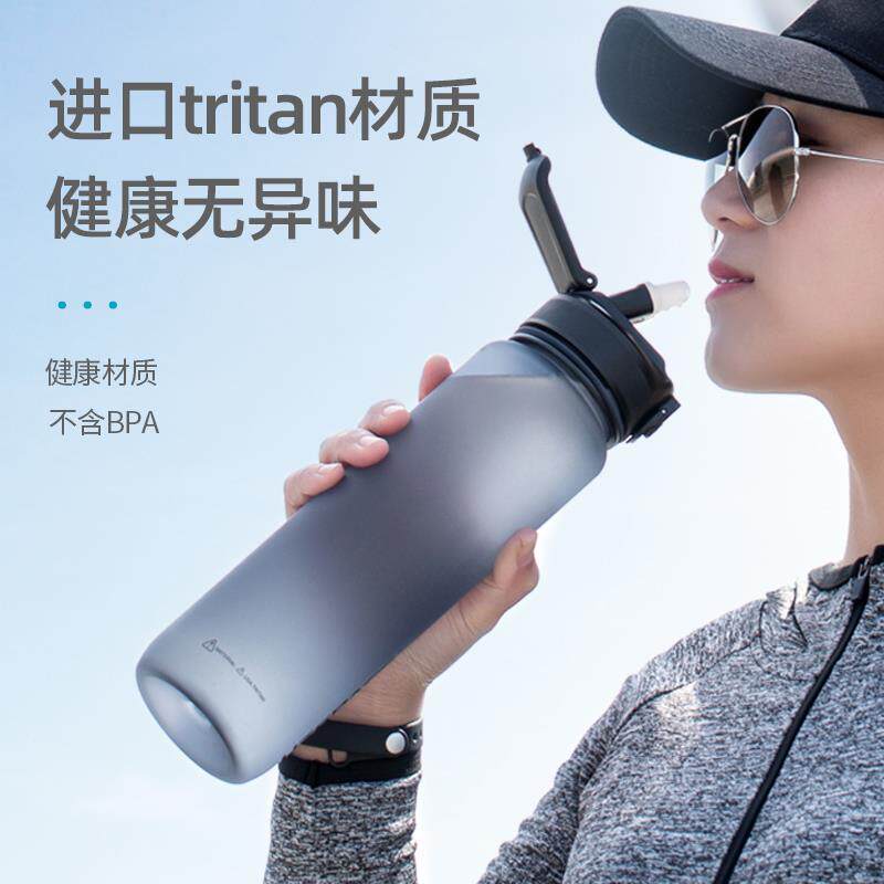 运动水杯男生2024新款可携式健身水壶女耐高温夏季学生大容量吸管