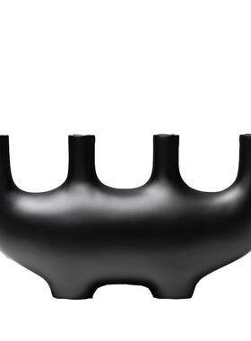 现代北欧饰鹿角烛台摆件式极简软装样板间售楼部餐家桌居LSZ0133-