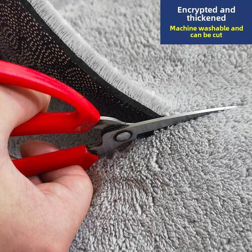 灰色地毯客厅咖啡桌毛毯卧室地垫家短发床上毛毯房间加厚隔音垫