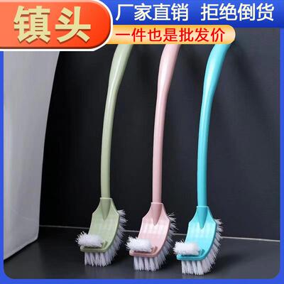 Long-handled toilet brush set, designed for thorough cleanin