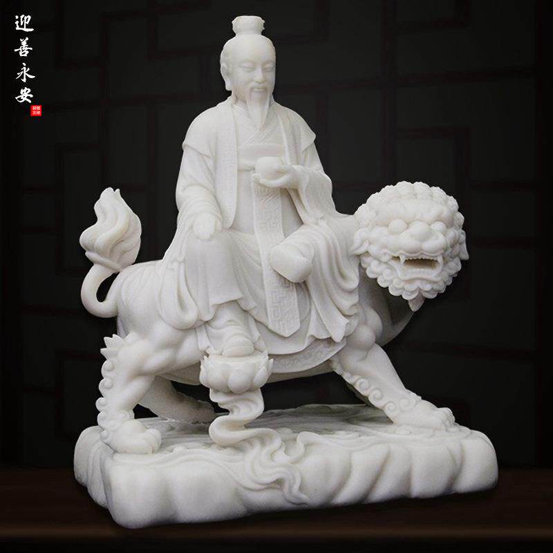 迎善永安 汉白玉神像太乙救苦天尊客厅彩绘弗堂弗像摆件厂家