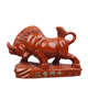 摆件牛实木动物木质料装 饰品创意生肖整花梨40cm家居