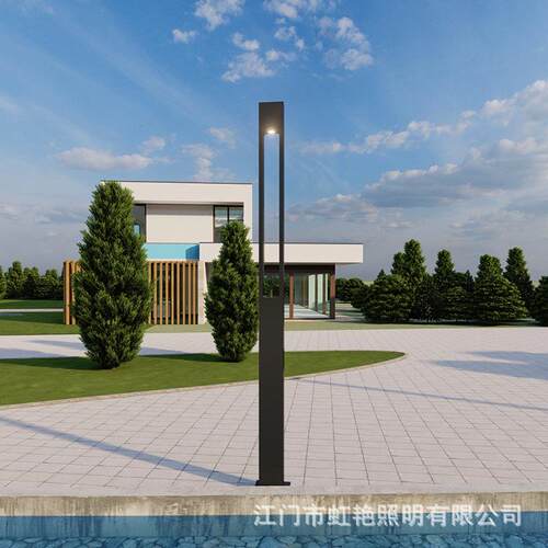 现代简约庭院灯户外防水市电LED景观灯广场小区公园别墅照明灯具