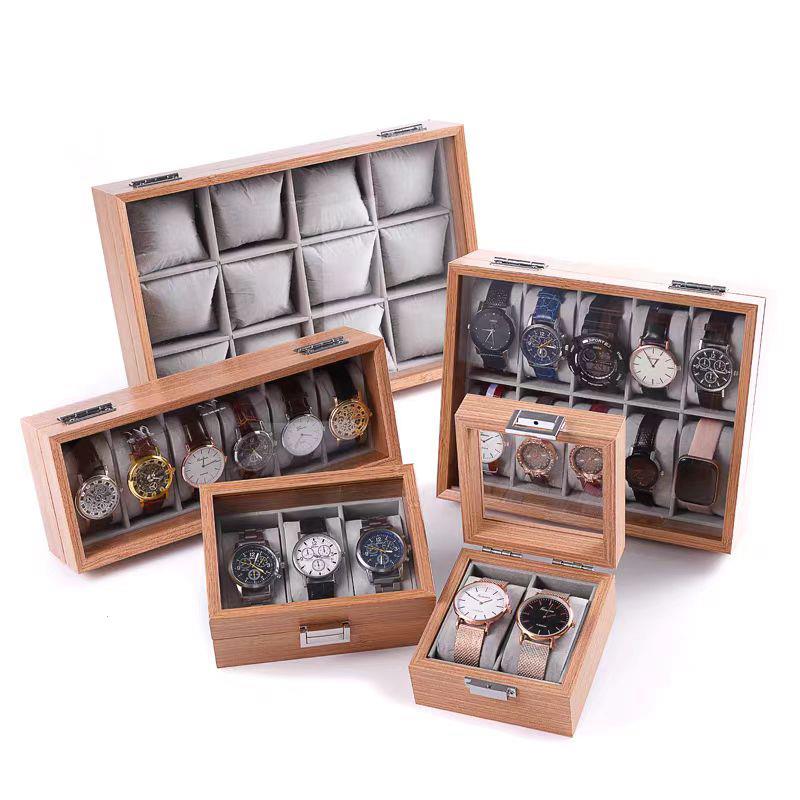 玻璃手表盒收纳盒展示盒机械表高档手表盒子收藏首饰盒腕表整理盒