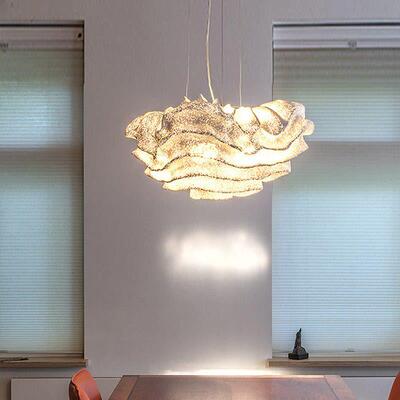 意式极简客厅云朵吊灯现代简约法式设计师工作室饭厅卧室艺术灯具
