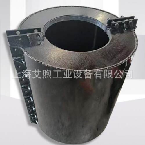 蒸汽冷凝水回路管线DN400法兰泄漏快速抢修接加长型哈夫抱箍