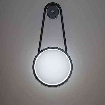 现代铁艺LED客厅餐厅玄关走廊床头卧室书房门厅氛围感壁灯