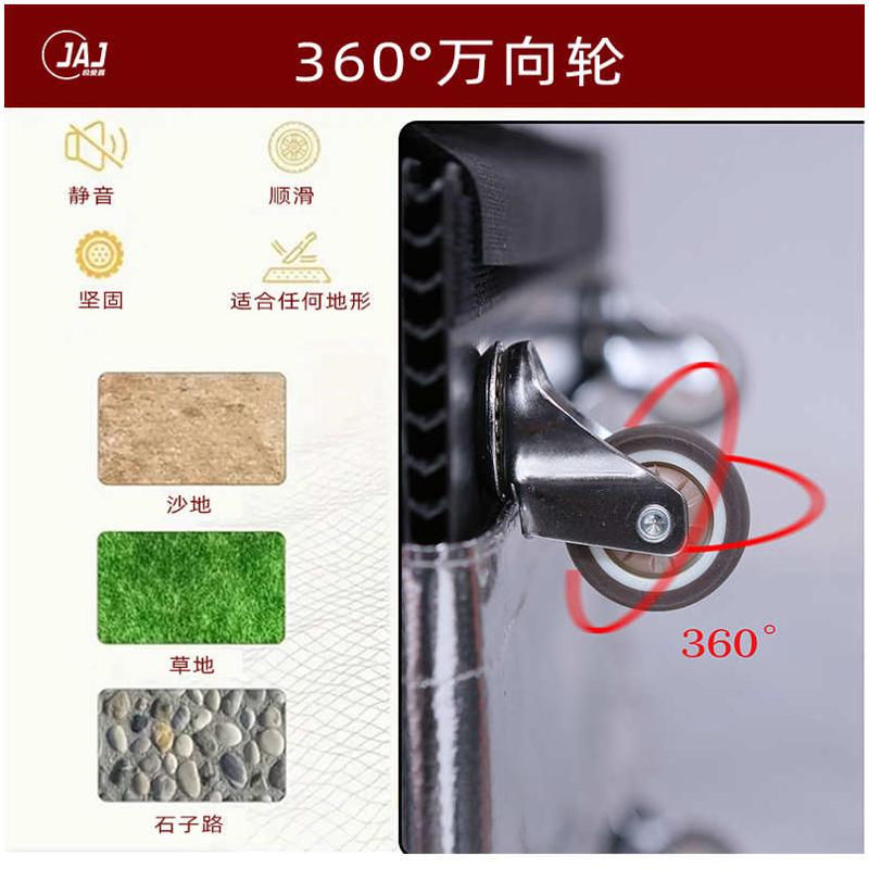 浩肯包家用大容量买菜购物拉车袋拉杆买菜小推车万向轮可提购物包