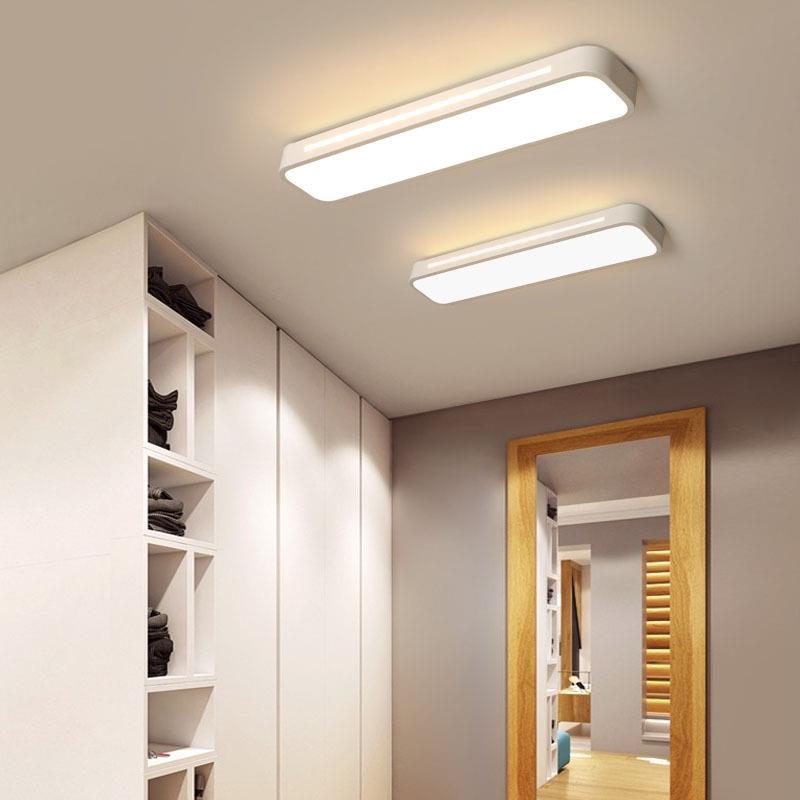 led长条灯吸顶条形家用简约现代办公室灯明装阳台过道走廊灯灯具