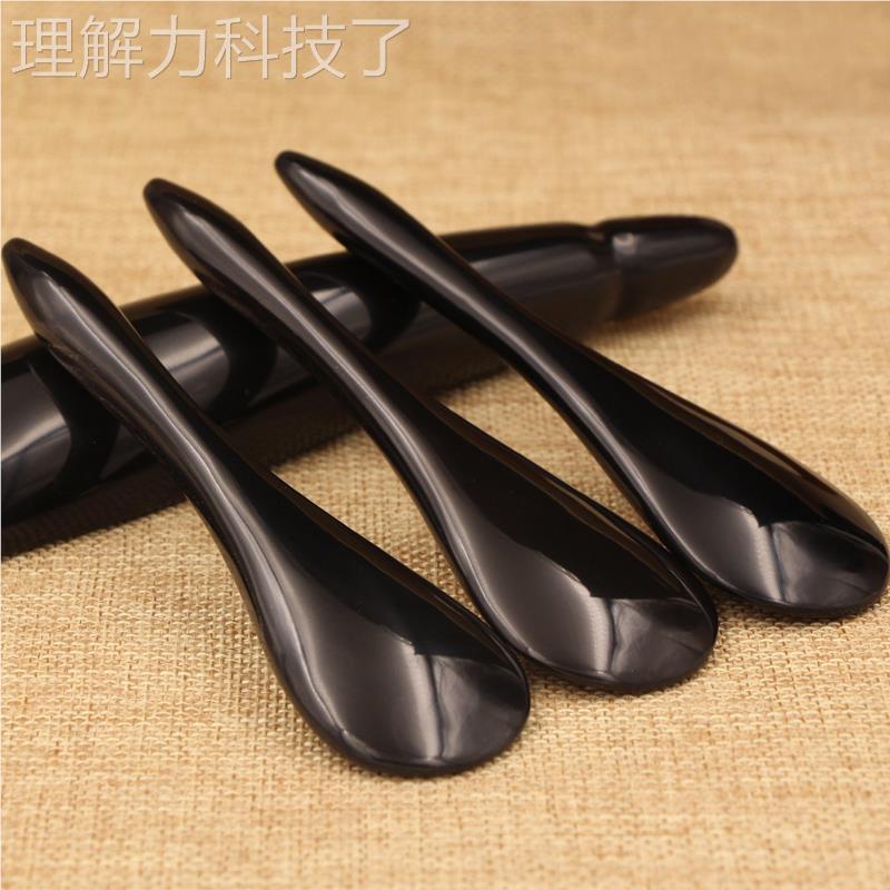 天然MR001-4 黑水牛角 拨棒筋棒 按摩棒 面穴部眼部刮痧 按摩点穴