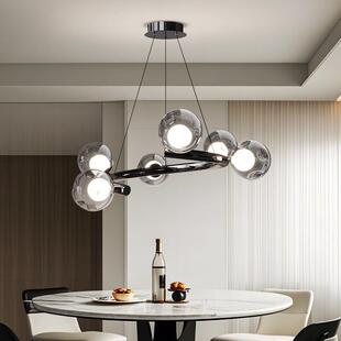 意式 极简餐厅吊灯现代简约创意艺术北欧客厅卧室设计师魔豆灯具