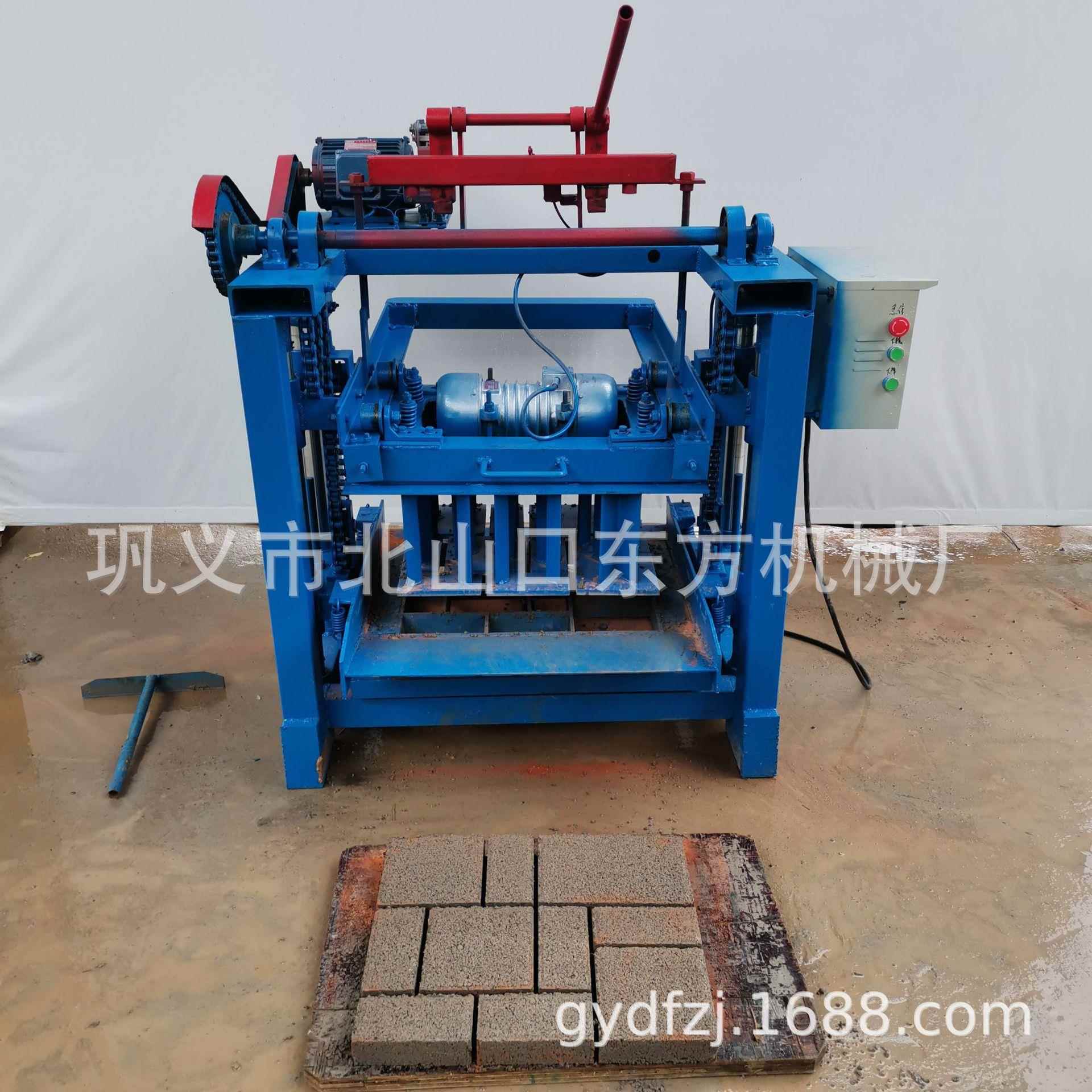 4-35制作面包砖组合砖半自动免烧砖机水泥砖机多功能制砖可换模具