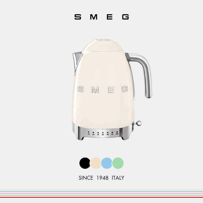 SMEG/斯麦格KLF04复古控温电热水壶不锈钢烧水壶保温恒温电水壶
