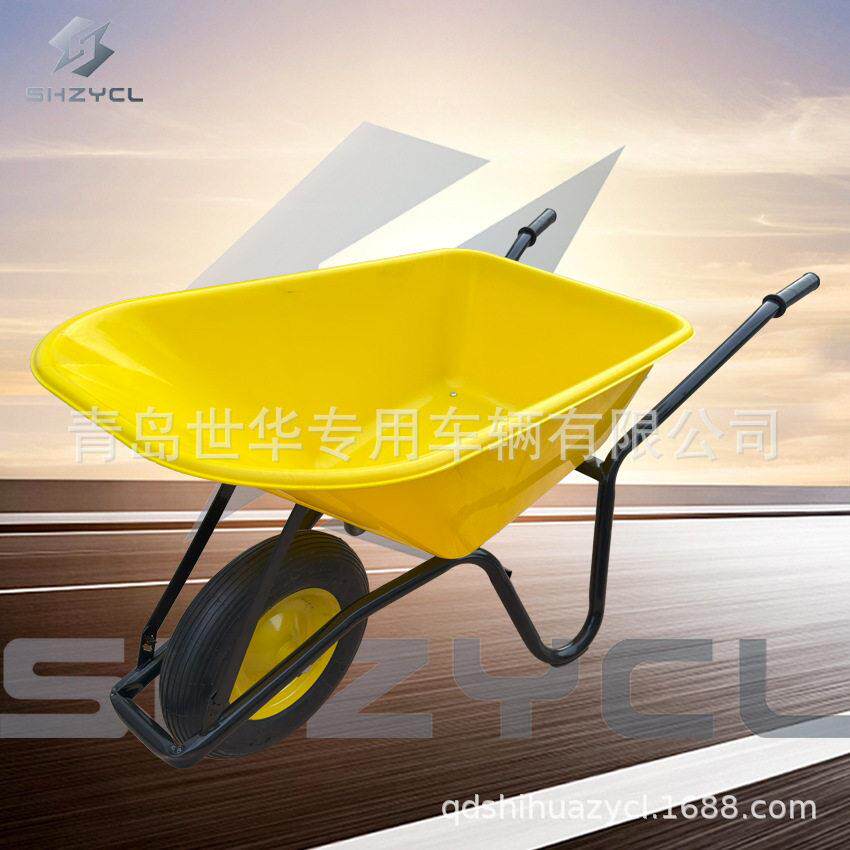 美洲澳洲深斗大斗独轮手推车园林葡萄园农场手推工具车 WB6424S