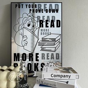 现简卧室床头装饰画代英YMR文字母亚克力约子镜挂画定制客厅桌面