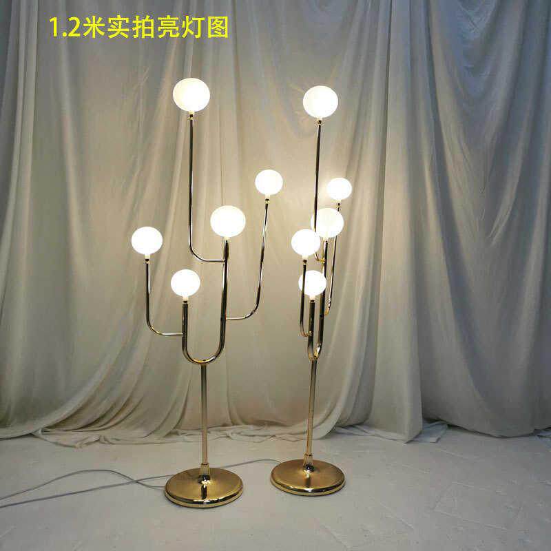 圆球摆件铁婚礼发引舞台装饰灯婚庆艺电镀迎宾道具架光路奶白